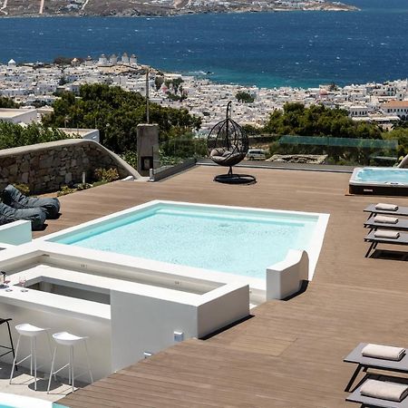 Villa In Mykonos - 6 Bedroom - 1Km From Mykonos Town - Infinity Pool - Sunset View Екстериор снимка