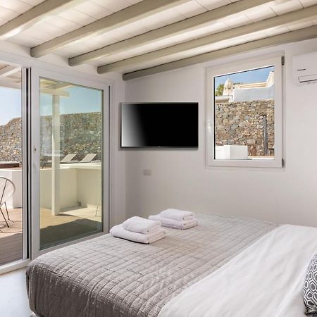 Villa In Mykonos - 6 Bedroom - 1Km From Mykonos Town - Infinity Pool - Sunset View Екстериор снимка