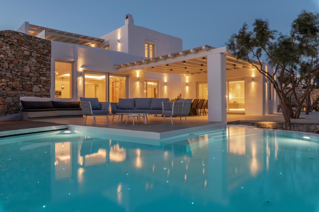 Villa In Mykonos - 6 Bedroom - 1Km From Mykonos Town - Infinity Pool - Sunset View Екстериор снимка