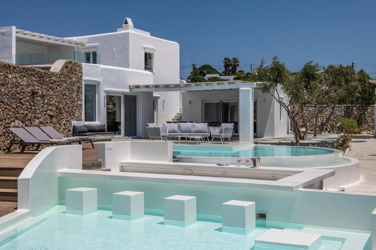 Villa In Mykonos - 6 Bedroom - 1Km From Mykonos Town - Infinity Pool - Sunset View Екстериор снимка