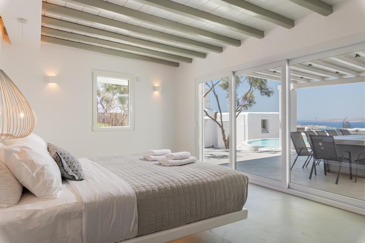 Villa In Mykonos - 6 Bedroom - 1Km From Mykonos Town - Infinity Pool - Sunset View Екстериор снимка