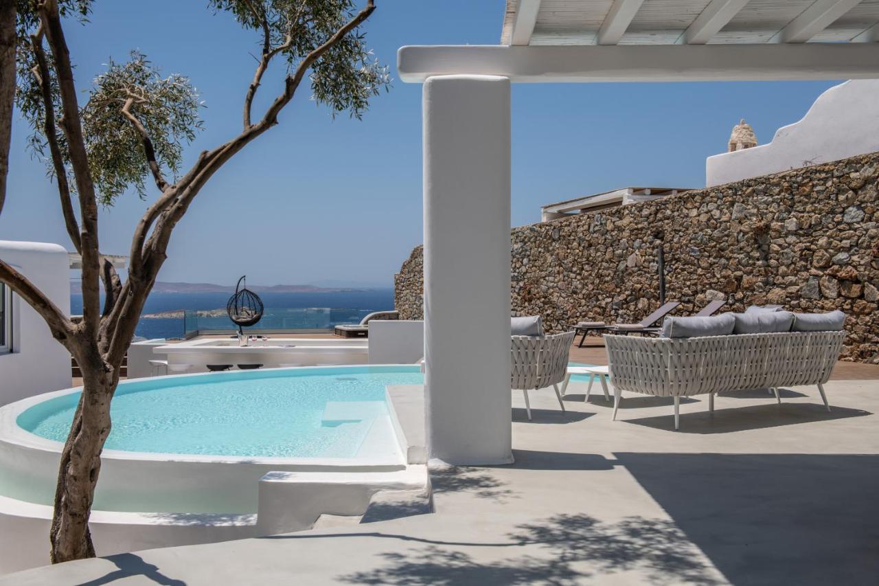 Villa In Mykonos - 6 Bedroom - 1Km From Mykonos Town - Infinity Pool - Sunset View Екстериор снимка