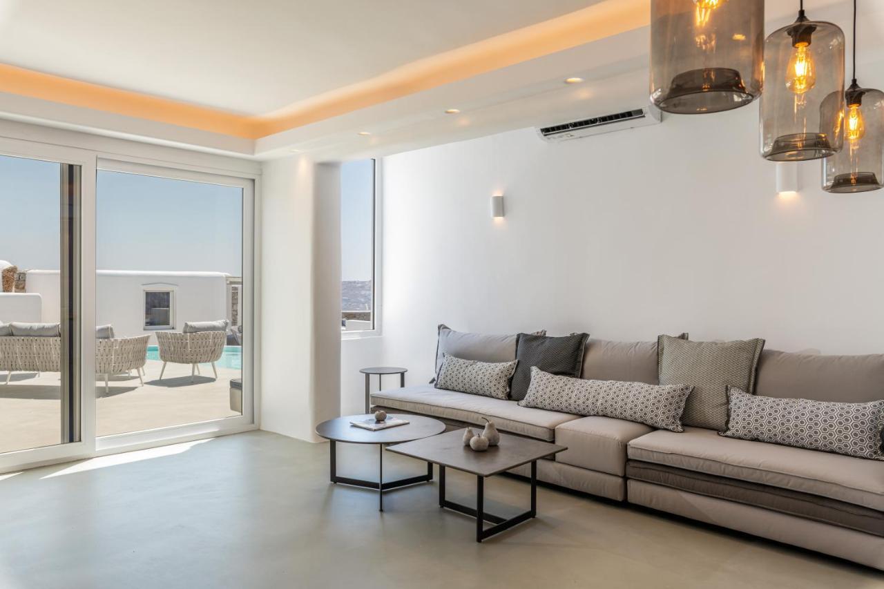 Villa In Mykonos - 6 Bedroom - 1Km From Mykonos Town - Infinity Pool - Sunset View Екстериор снимка