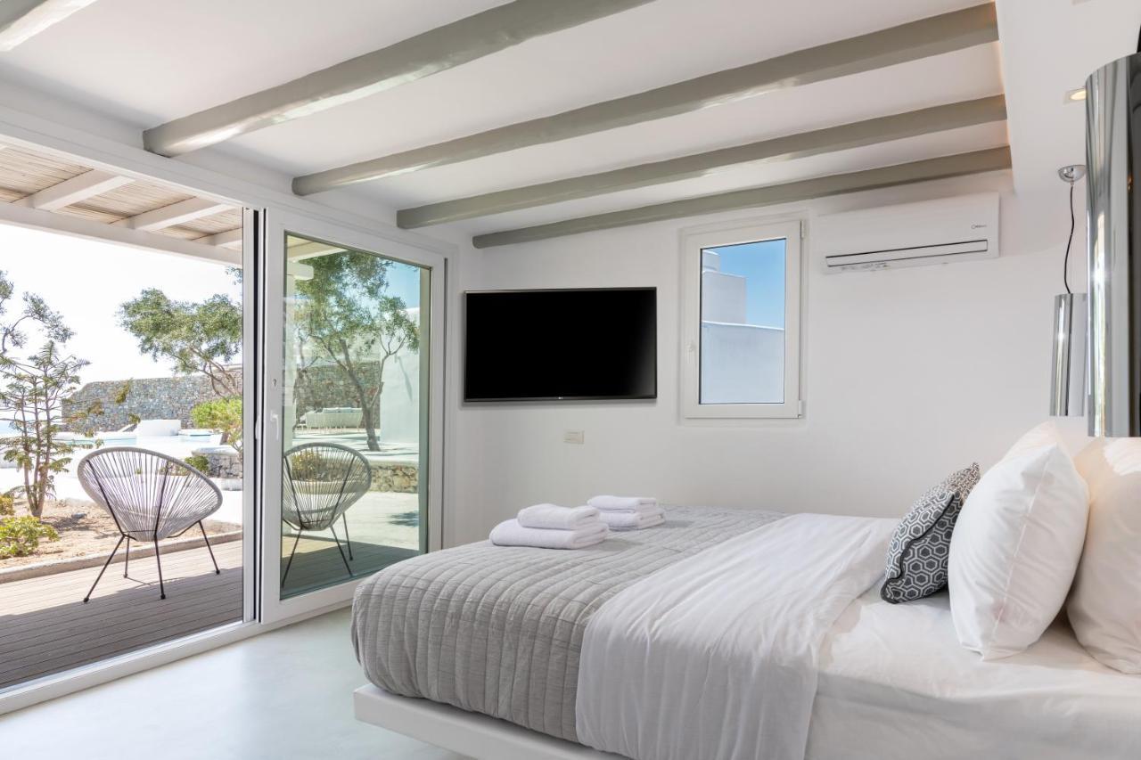 Villa In Mykonos - 6 Bedroom - 1Km From Mykonos Town - Infinity Pool - Sunset View Екстериор снимка