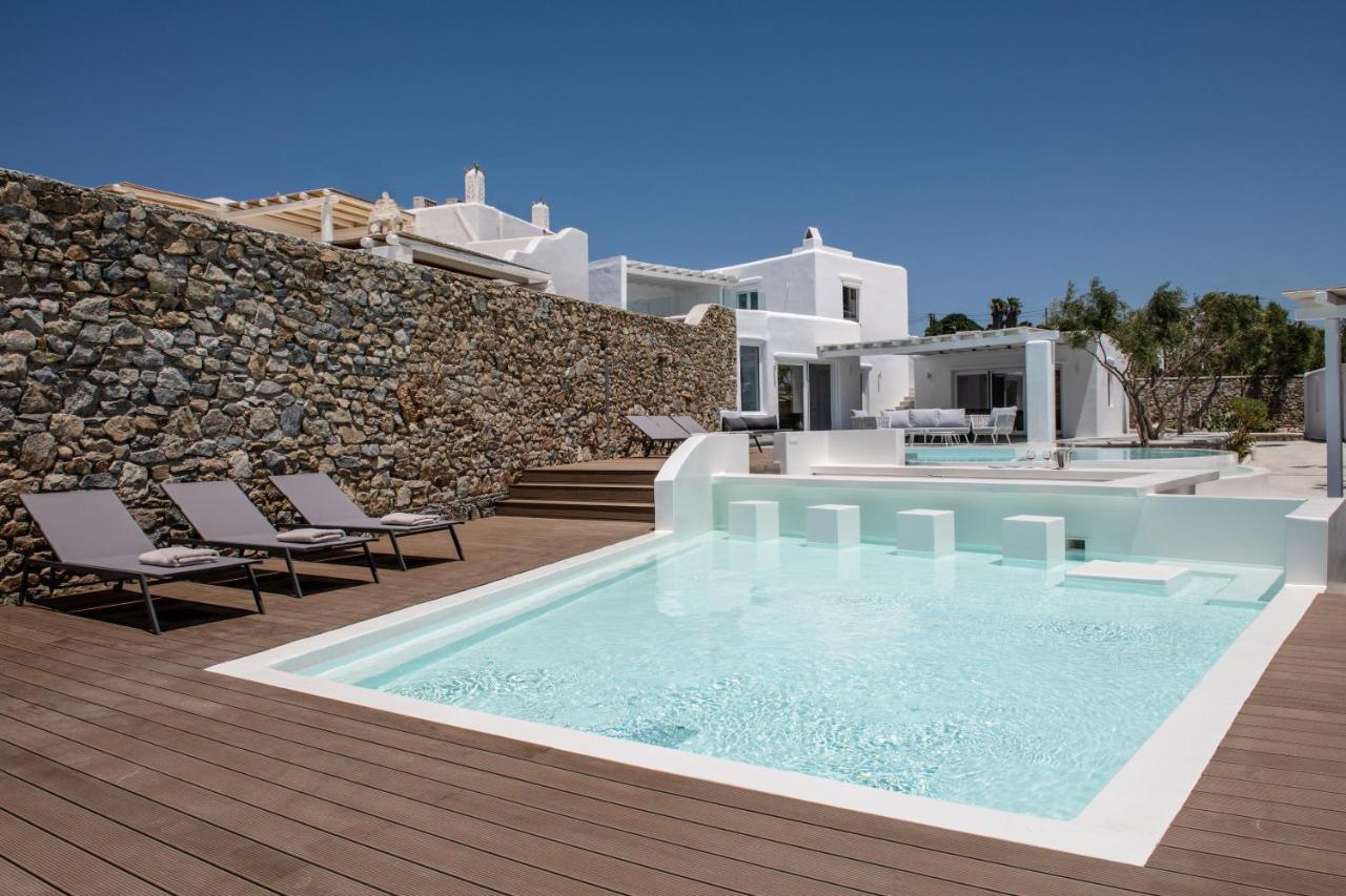 Villa In Mykonos - 6 Bedroom - 1Km From Mykonos Town - Infinity Pool - Sunset View Екстериор снимка